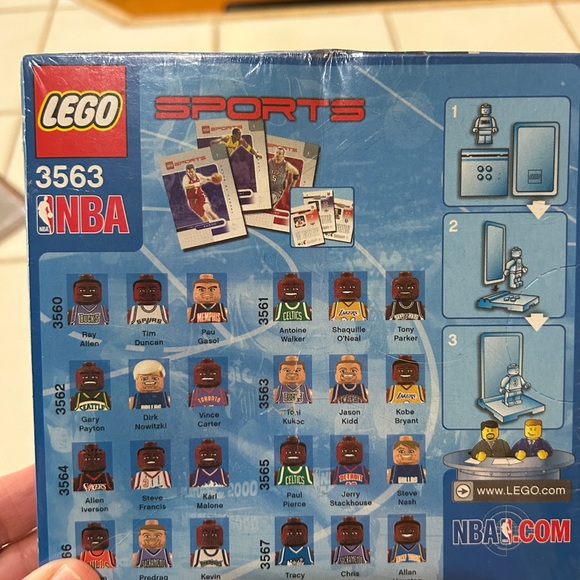 Lego NBA 3563 - Kobe Bryant, Jason Kidd, Toni Kukoc - sealed - Picture 3 of 3